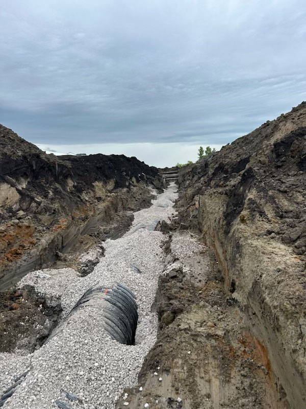 Main tile install