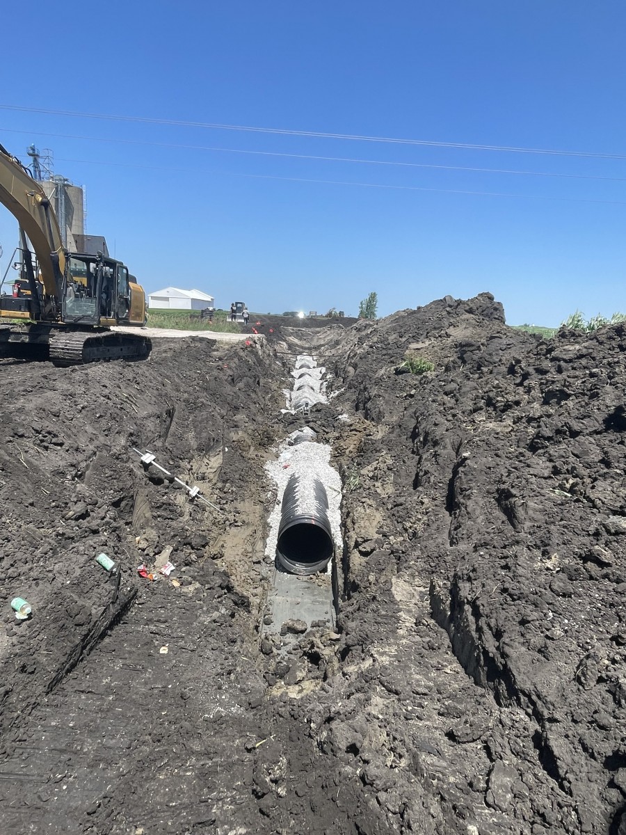 Main tile install