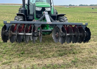 Our Hy-pro disc is used for backfilling ditches. This is an essential step in our process.