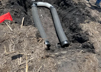 This is a picture of our rock intake.